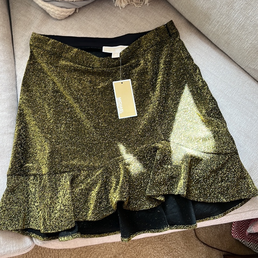 Michael Kors Skirt Black/Gold
